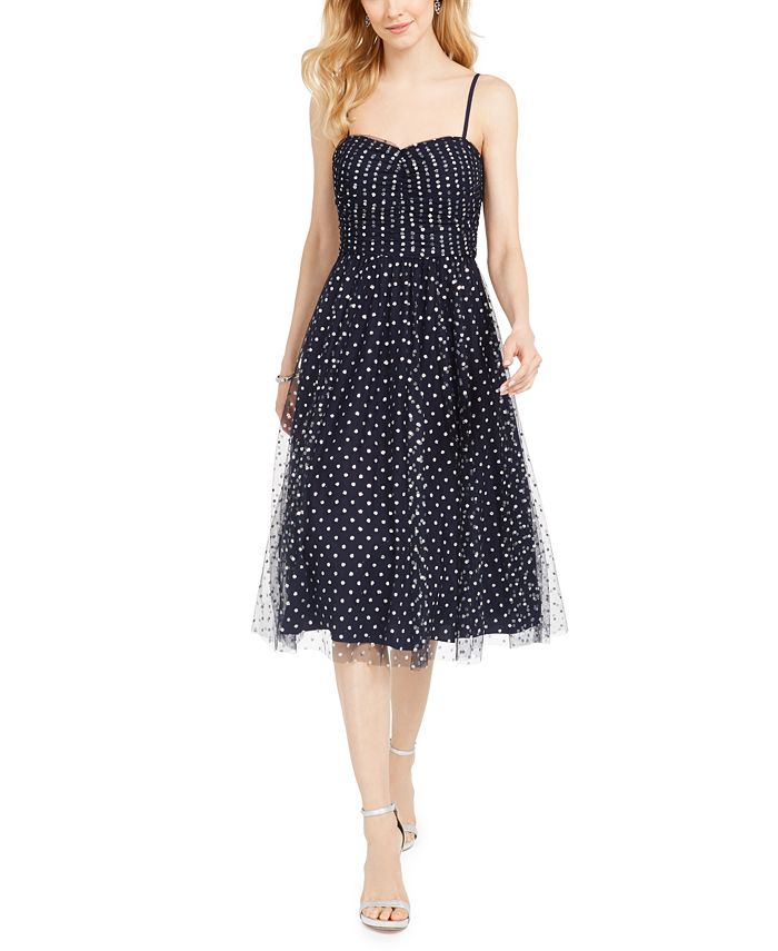 Eliza j hot sale polka dot dress