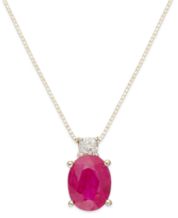 Ruby necklace discount macys