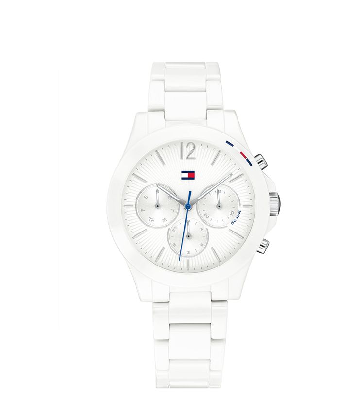 Tommy hilfiger white ceramic watch store