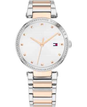 image of Tommy Hilfiger Women-s Two-Tone Stainless Steel Bracelet Watch 32mm