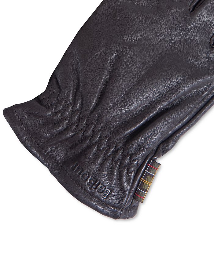 Barbour Men's Elland Leather Gloves Macy's