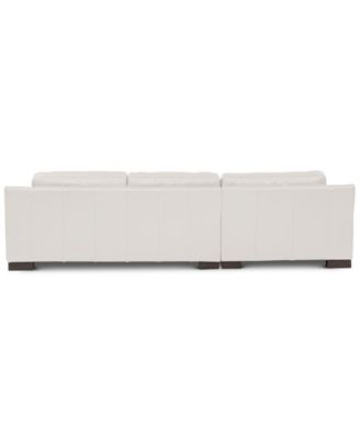 CLOSEOUT! Darrium 2-Pc. Leather Sofa with Chaise, Created for Macy's