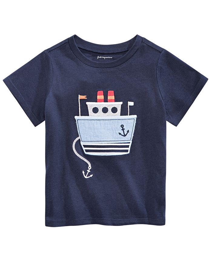First Impressions Toddler Boys Ship Graphic T-Shirt, Created for Macy's ...