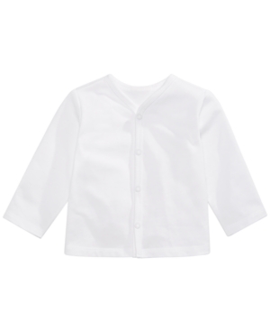First Impressions Baby Girls V-Neck French Terry Cardigan Created for Macy's