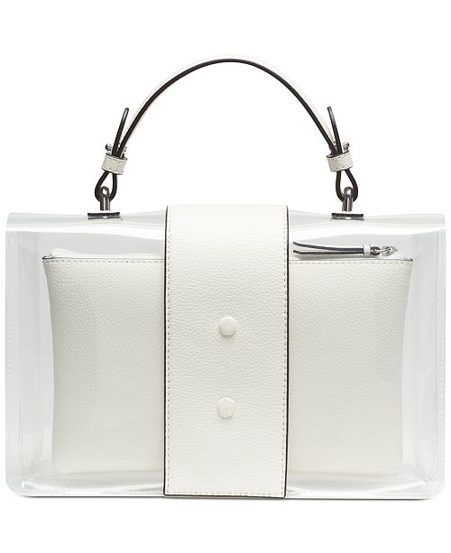 DKNY Elissa Flap Clear Shoulder Bag, Created for Macy's & Reviews