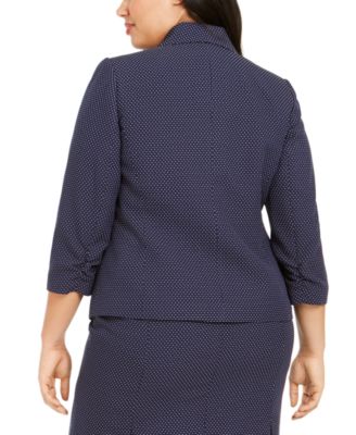 Le Suit Plus Size Skirt Suit