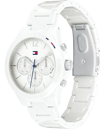 Tommy hilfiger sales white ceramic watch