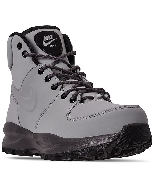Nike Men&#39;s Manoa Leather Boots from Finish Line & Reviews - Finish Line Athletic Shoes - Men ...