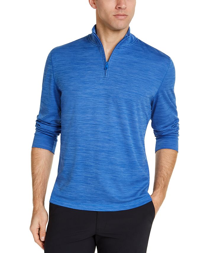 Club Room Men's Quarter-Zip Tech Sweatshirt, Created for Macy's - Macy's