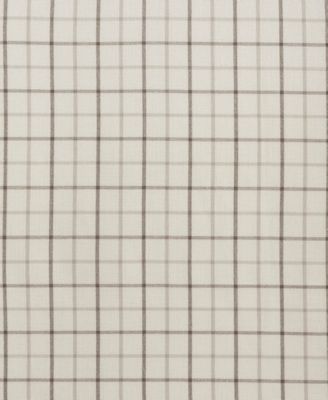 Anaheim Plaid Curtain 1 Panel for bedroom, Rob Pocket/Back Tab fit up to 1.25 inches rod Single Curtain Panel for Living Room, Width 50 length 95 inches, Fleece Lining Brown 1 Window Panel