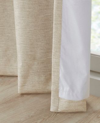 CLOSEOUT! Como Faux Silk Total Blackout Curtain Collection
