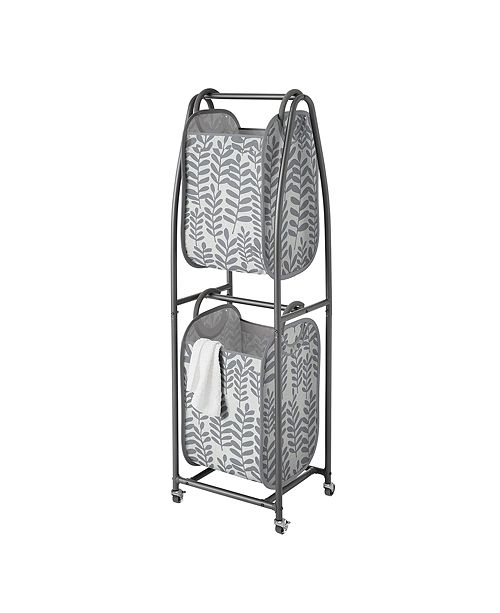Neatfreak EVERFRESH® 2Tier Rolling Vertical Laundry Sorter with Hamper