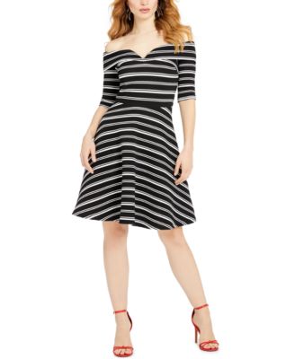 macy's one shoulder dress