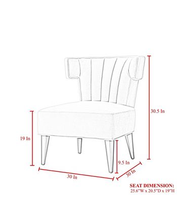 Elmer shop wingback chair