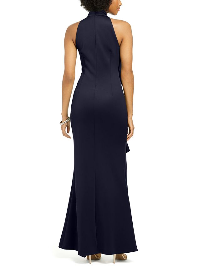 Jessica Howard Ruffled-Front Halter Gown & Reviews - Dresses - Women ...