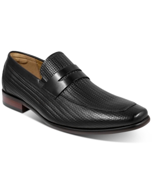 image of Florsheim Men-s Angelo Woven Penny Loafers Men-s Shoes
