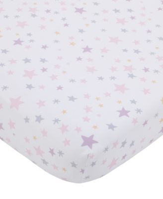 Nojo Star Print Fitted Crib Sheet Collection Bedding