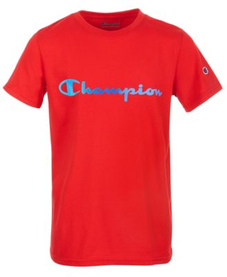 red champion shirt boys
