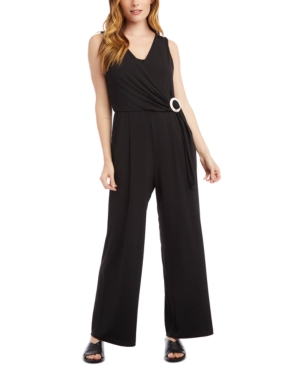 image of Karen Kane Faux Wrap Jumpsuit