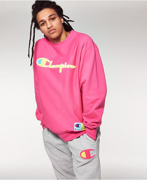 Champion Men S Logo Sweatshirt Reviews Hoodies Sweatshirts Men Macy S