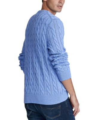 Men's Cable-Knit Cotton Sweater