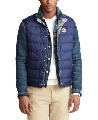 reversible down vest