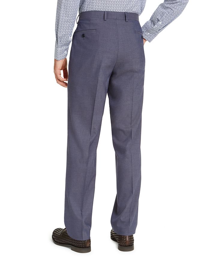 Sean John Men's Classic-Fit Blue Solid Suit Pants - Macy's