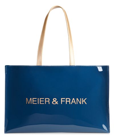 Meier & Frank Large Open Tote with Logo