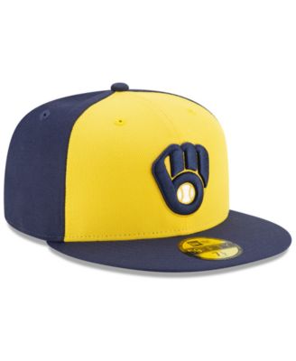 Milwaukee Brewers Authentic Collection 59FIFTY Fitted Cap