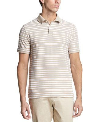DKNY Men's Pique Stripe Polo Shirt - Macy's