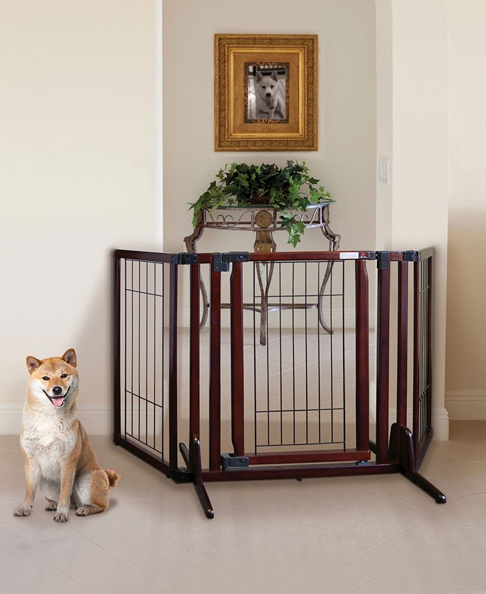 Richell Premium Plus Freestanding Pet Gate Macy's