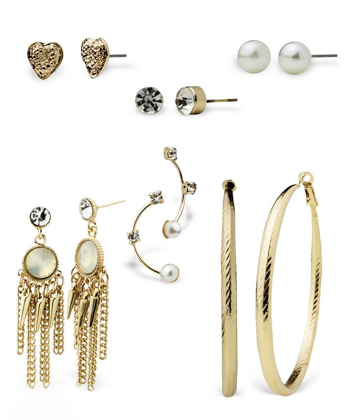 True Love Accessories Stud, Hoop, and Mini Statement Earring Sets Macy's