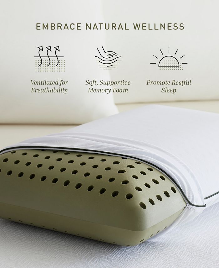 CBD Sleep Botanically Infused CBD Memory Foam Pillow Macy's