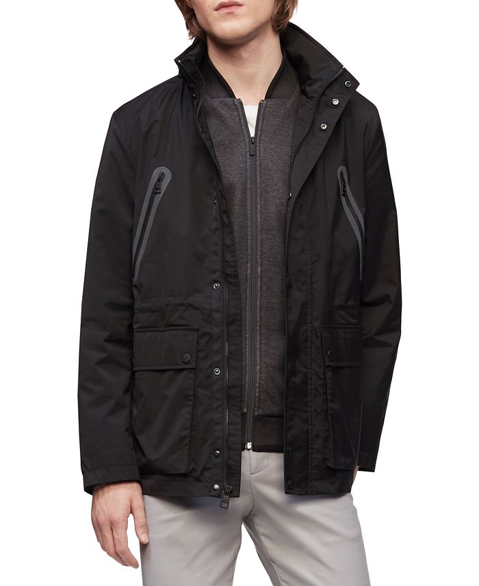 Calvin Klein Men's CK Move 365 Field Jacket & Reviews - Coats & Jackets -  Men - Macy's