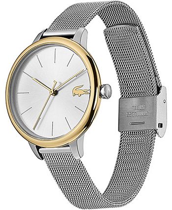 Lacoste - Women's Cannes Stainless Steel Mesh Bracelet Watch 34mm