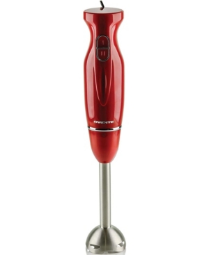 Ovente Electric Immersion Blender In Red
