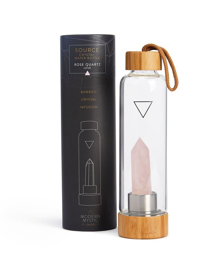 Modern Mystic Shop Crystal Rose Quartz Water Bottle 18 oz Macy's