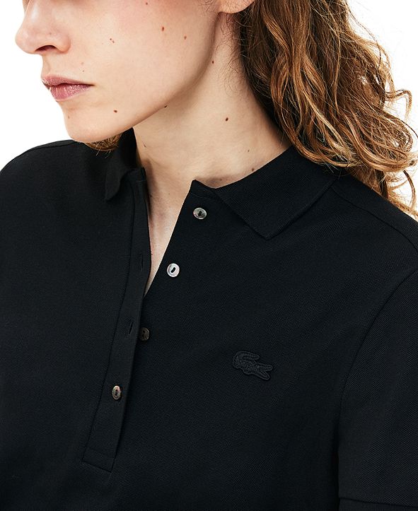 Lacoste Piqué Polo Dress - Black – Anouk Store