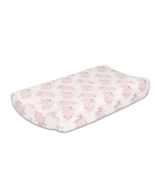 The Peanutshell Grace Floral Changing Pad Cover - Macy's