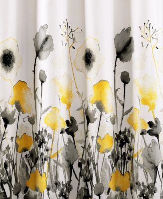 Zuri Flora Shower Curtain, 72" x 72"