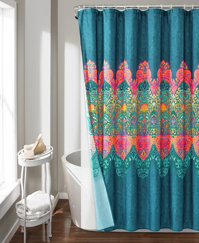 Lush Décor Boho Chic 14Pc Shower Curtain Set Macy's