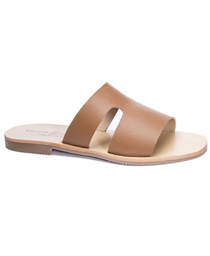 Chinese Laundry Mannie Flat Slide Sandals - Macy's