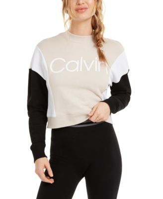 calvin klein fleece sweatshirt