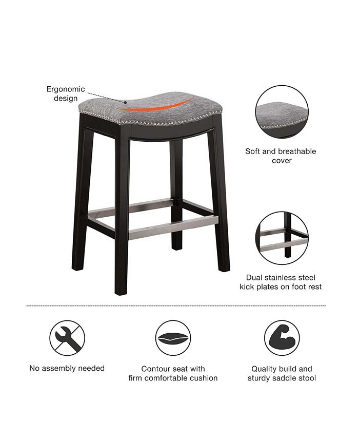 Furniture Belfast Saddle Counter Stool Macy's