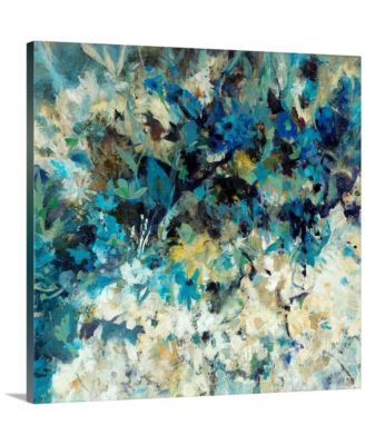 36 in. x 36 in. "Pompeii Floral" by  Jodi Maas Canvas Wall Art