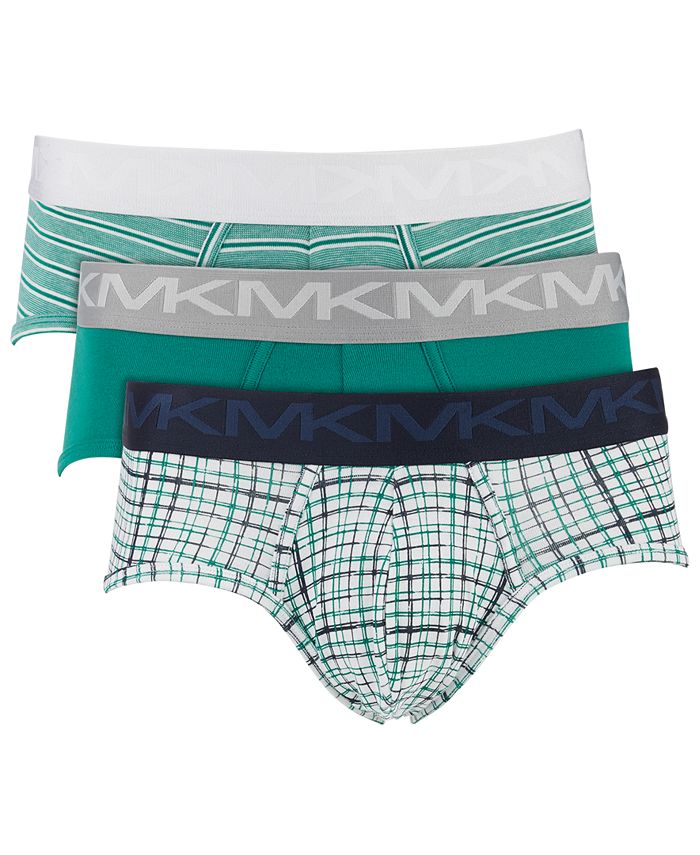 Michael Kors Men's 3Pk. LowRise Cotton Briefs Macy's