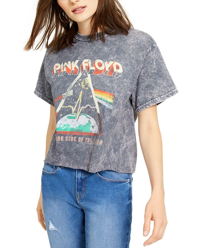 Junk Food Pink Floyd Cropped Graphic T-Shirt & Reviews - Tops - Juniors ...