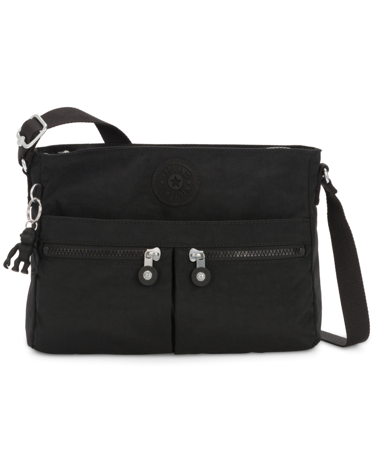 Kipling New Angie Handbag In Black Noir