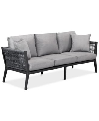 Furniture - Braxtyn 80" Outdoor Sofa with Sunbrella&reg; Cushions