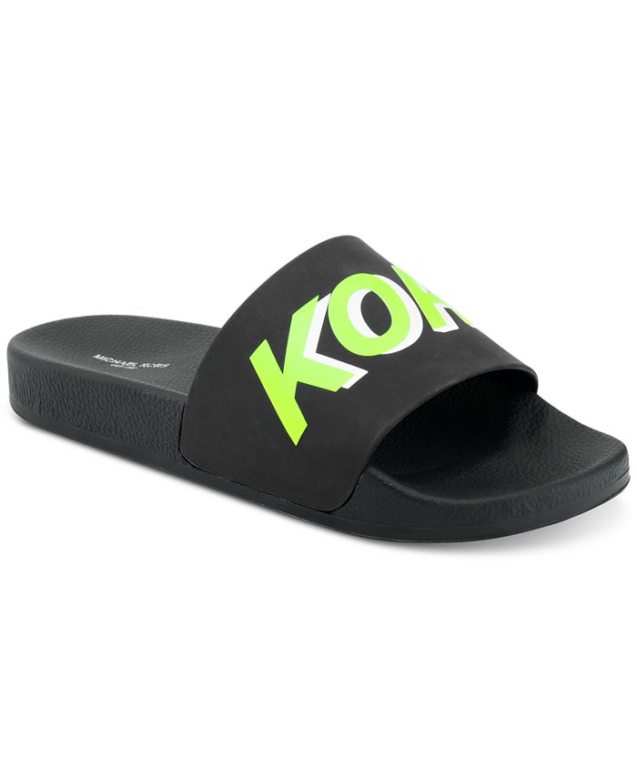 Michael Kors Men's Jake Logo Slide Sandals & Reviews - All Men's 